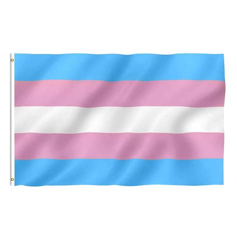 Transgender Pride Flag Rainbow Transgender Pride Flag Gay Lesbian Flag Pink Blue Polyester Lgbt