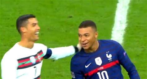 France in the uefa nations league. Cristiano Ronaldo y Mbappé: el saludo viral de ambas ...
