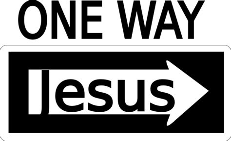 One Way Jesus Clip Art At Vector Clip Art