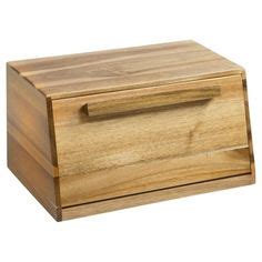 Breadboxes are often made out of woods like oak, maple and other hardwoods. Amish Made Plain Bread Box | Wooden bread box, Bread boxes, Wooden box plans