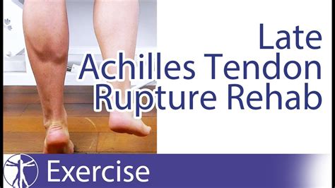 Physical Therapy Exercises For Achilles Tendon Rupture Exercisewalls