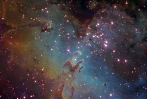 M16 Eagle Nebula Sii Ha Oiii Flc Observatory