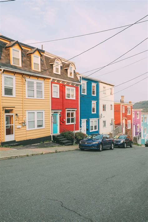 The Colorful Houses Of St Johns Newfoundland