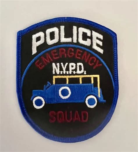 Old Issue New York City Ny Nypd Police Esu Emergency Squad Felt