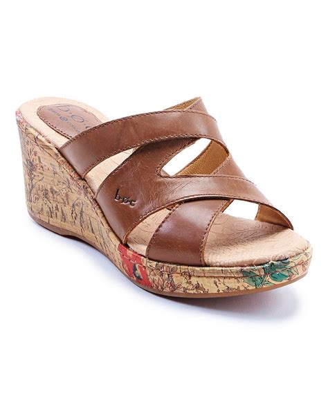 Another Great Find On Zulily Brown Aundrea Leather Wedge Sandal By B