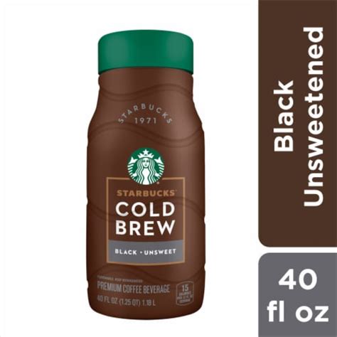 Starbucks® Black Unsweetened Cold Brew Premium Coffee 40 Fl Oz Ralphs