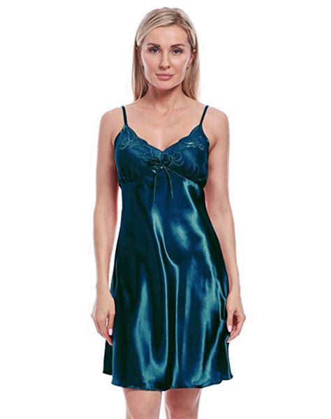 uk women ladies lace silky soft satin chemise nightdress nighty nightwear hot clothes shoes