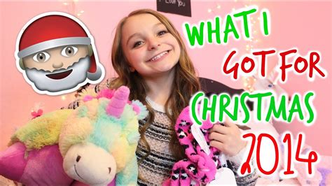 what i got for christmas 2014 ☃ youtube