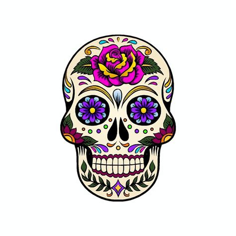 Day Of The Dead Skull Vinyl Car Decal Doggy Style Ts