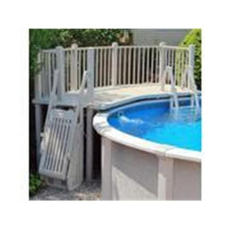 Vinyl Works Fd 5 X 135 Ft Above Ground Swimming Pool Resin Fan Deck