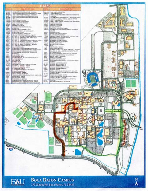Fau Boca Raton Campus Map Map