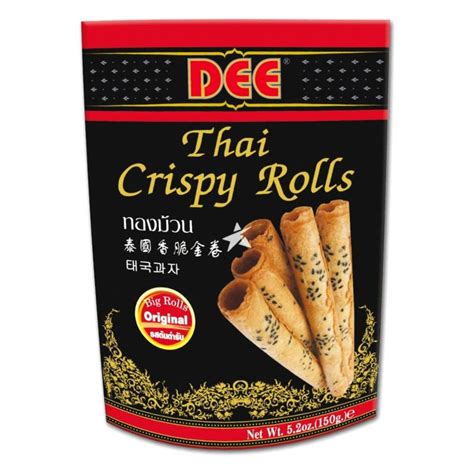 Buy Dee Thai Crispy Rolls Coconut Flavour 150g Thailand Supermarket