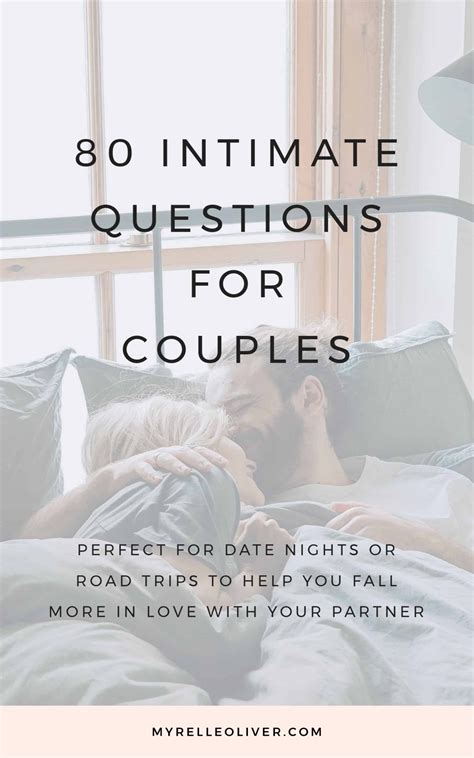 80 Intimate Questions For Couples Myrelle Oliver Intimate Questions For Couples Intimate