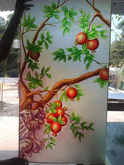 Color Design On Frosted Glass Glass Painting Designs Window Glass Design Glass Etching Designs