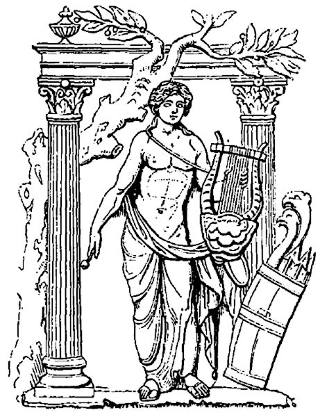 Apollo was often drawn with a lyre or musical instrument, a bow and arrow and a laurel branch. Apollo Drawing at GetDrawings | Free download
