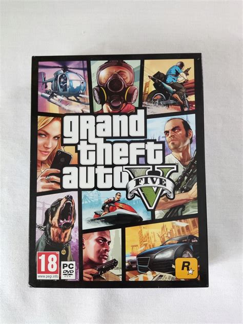 Grand Theft Auto V Gta 5 Pc Dvd Wersja Pudełkowa 12354584566