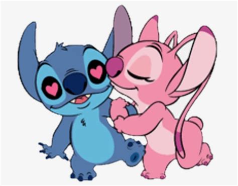 Stitch & Angel | Pegatinas bonitas, Lilo y stitch, Stitch de disney