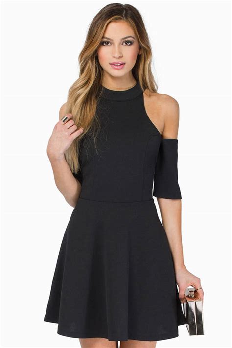 Black Vindy Cold Shoulder Dress 15 Tobi Us