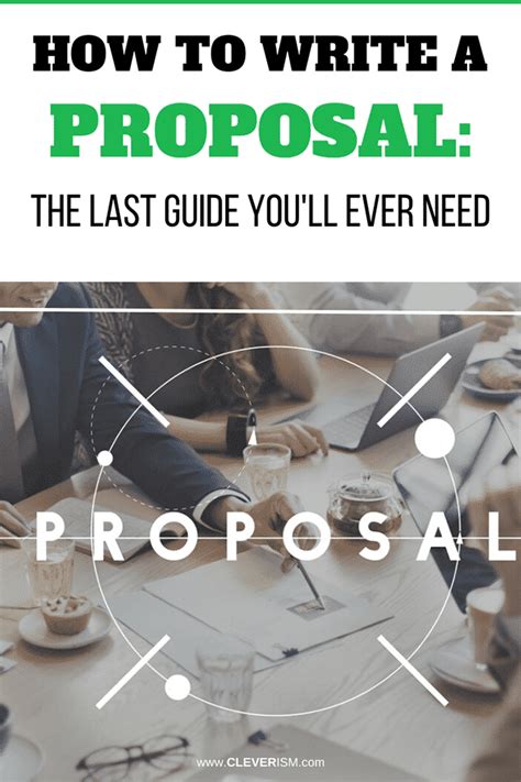 how to write a proposal the last guide you ll ever need cleverism