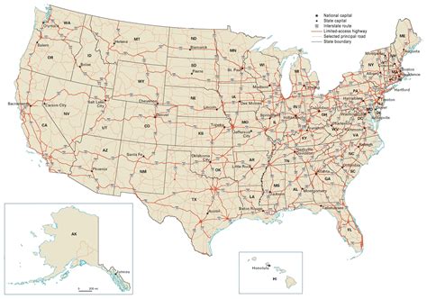 Free Printable Map Of America High Resolution Printable