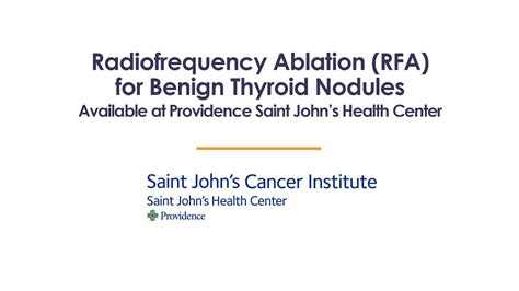 Radiofrequency Ablation Rfa For Benign Thyroid Nodules Providence