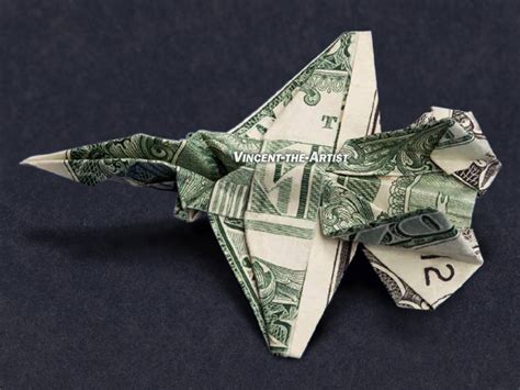 Origami Plane From A Dollar Bill All In Here