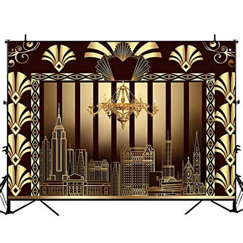 Avezano Roaring S Party Backdrop The Great Gatsby Party Art Bday Background X Ft S