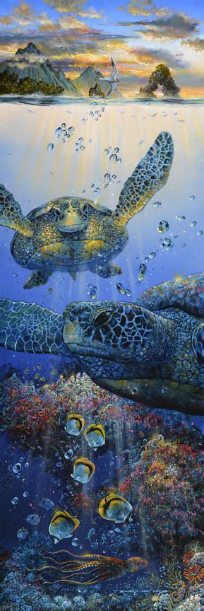 Robert Lyn Nelson Maui Artist Marine Ocean Paintings Ocean