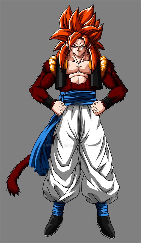 Gogeta Ssj4 Shintani Style Dragon Ball Gt Dibujo De Goku Personajes