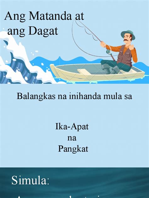 Ang Matanda At Ang Dagat Balangkas Pdf