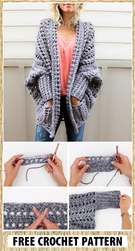 Simple Cardigan Crochet Tutorial Tutorials More