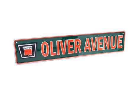 Oliver Street Sign Oliver Parts For Tractors