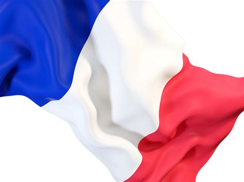 Waving Flag Closeup Illustration Of Flag Of France