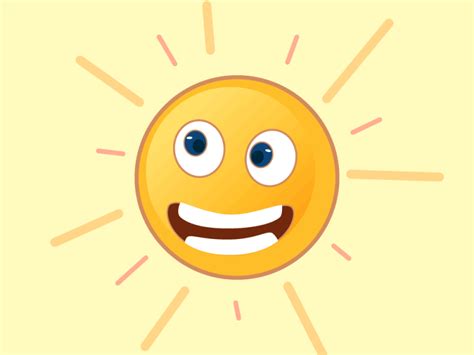 Happy Sun Is So Happy By Vietleduy On Dribbble