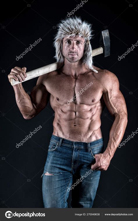 Brutality Is New Sexy Lumberjack Woodman Sexy Naked Muscular Torso