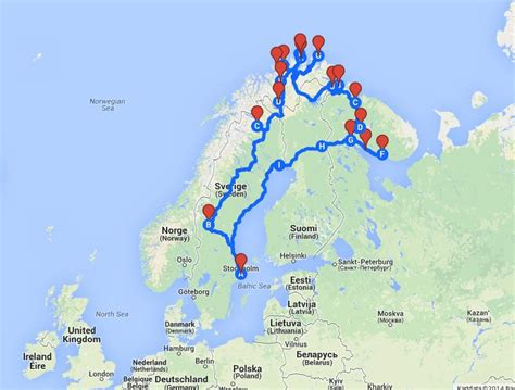 Sweden Norway Russia And Finland Norway Finland Adventure