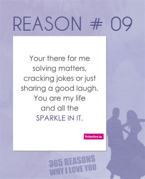 Reasons Why I Love You Quotes Quotesgram