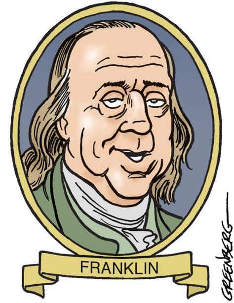 Benjamin Franklin Cartoon Drawing