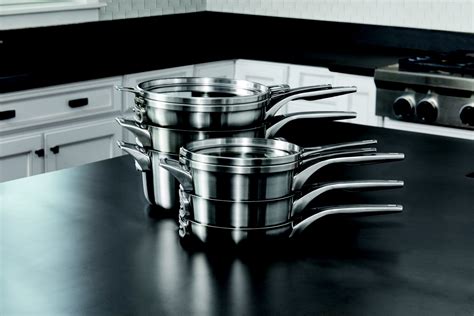 Cooking With Calphalon Stainless Steel 10-piece Cookware Set