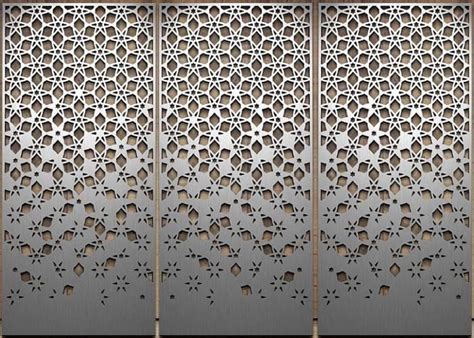Salt Spray Resistance Stamped Metal Panels Exquisite Decorative Sheet