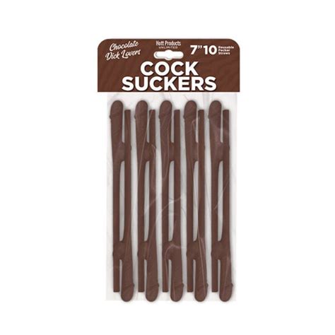 Cock Suckers Pecker Straws Chocolate Lovers 10 Pk Lovestore