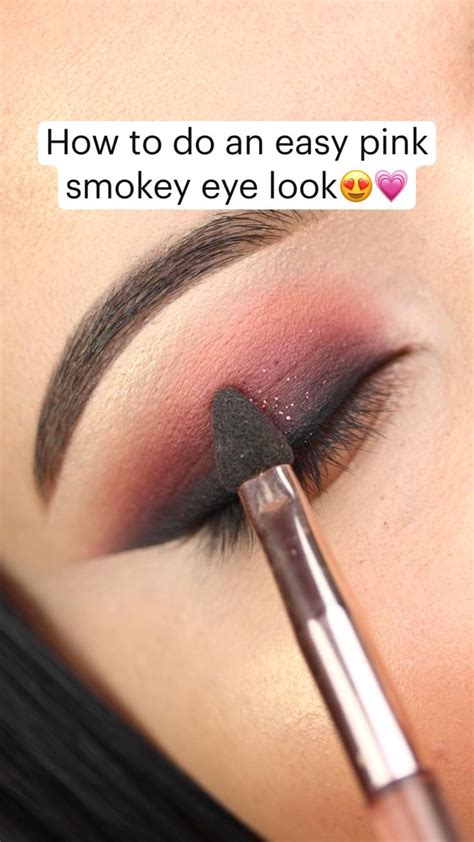 How To Do An Easy Pink Smokey Eye Look😍💗 Smokey Eye Makeup Steps