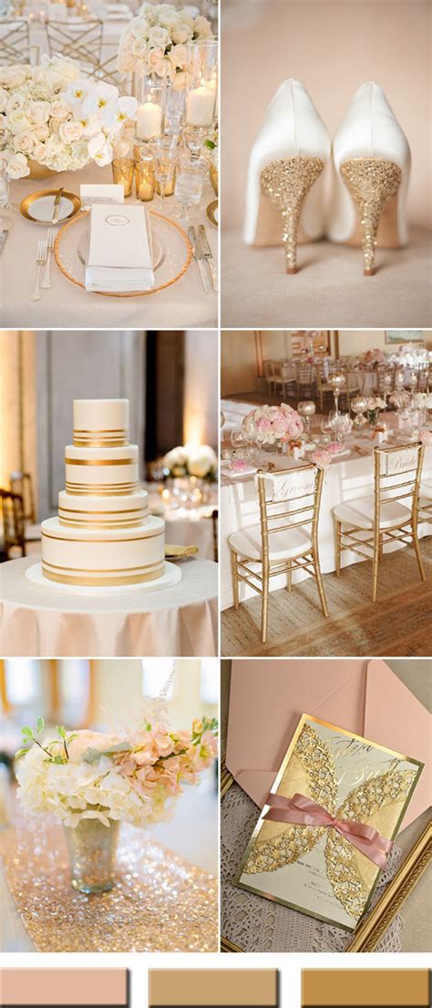 A few things might have changed since you got married five years ago — maybe you moved to a new city, bought a house, or even had a baby. 2017 the Best Gold Wedding Colors Combos Trends - Stylish ...