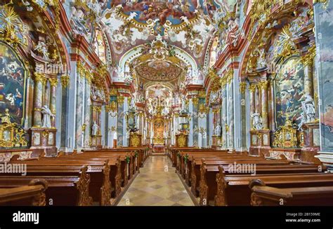 Visiting The New Cathedral Of Linz Austria Stock Photo Alamy