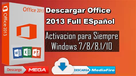 Descargar E Instalar Office 2013 Gratis Y Activar Para Siempre 32 Y 64