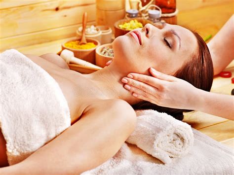 Woman Getting Massage Stock Image Image Of Pampering 28696401