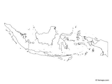 Peta Indonesia Vector Pdf Peta Indonesia Vektor Cdr File Gratis