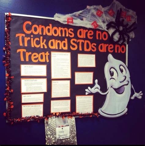 Safe Sex Bulletin Board College Bulletin Boards Halloween Bulletin Boards Diy Bulletin Board