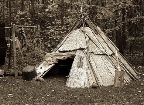 Potowatomi Wigwam A Native American Style Dwelling Made Fr Flickr