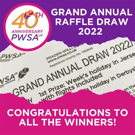 Grand Annual Raffle Winners Announced